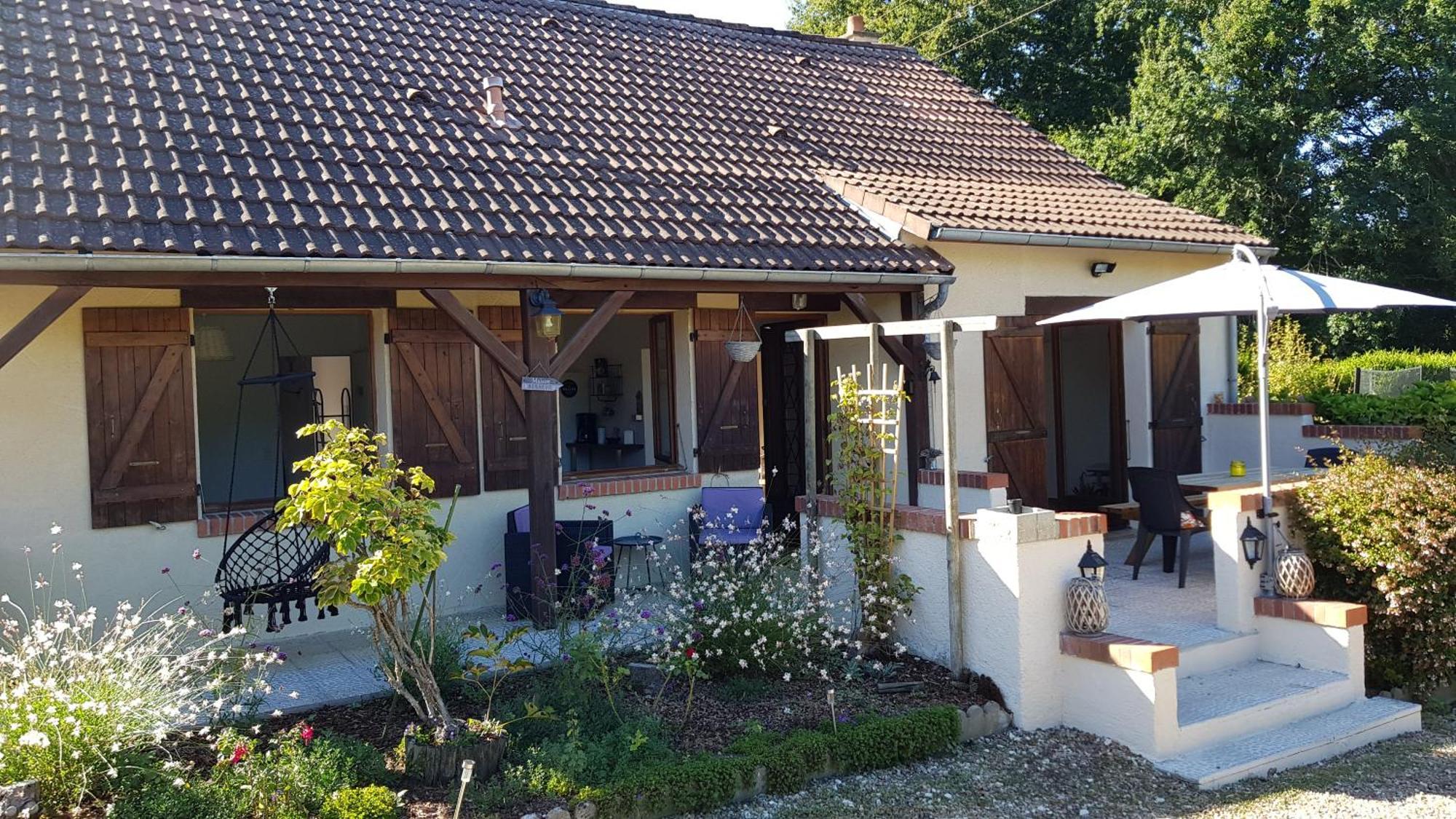 Le Cottage de Maé Seigy Exterior foto